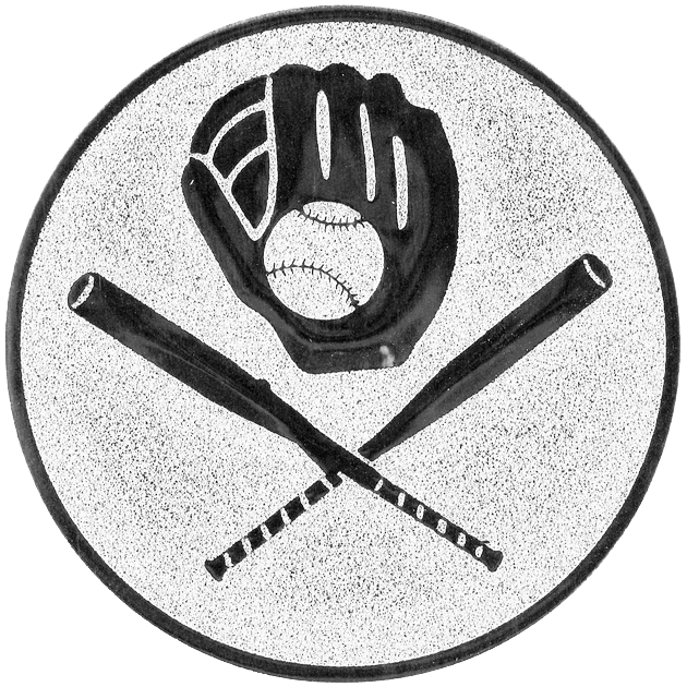 Sportafbeelding ø50 mm honkbal A2-140