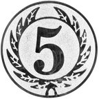 Sportafbeelding ø50 mm nummer 5 A2-170