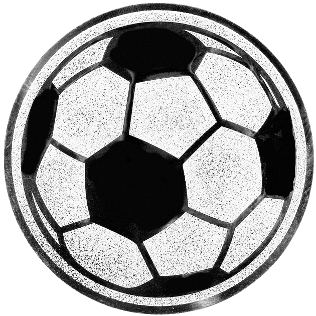 Sportafbeelding ø50 mm voetbal A2-178