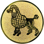 Sportafbeelding ø50 mm honden A2-179