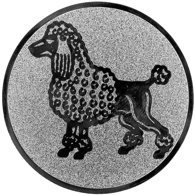 Sportafbeelding ø50 mm honden A2-179