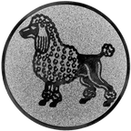 Sportafbeelding ø50 mm honden A2-179