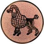 Sportafbeelding ø50 mm honden A2-179